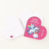 Galloping Unicorn Cupid’s Love Magic Notizblock (Innenseite)
