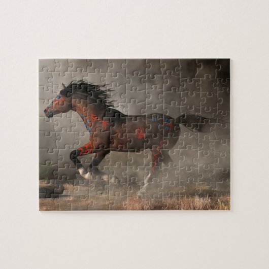 Galloping Warrior Puzzle (Horizontal)