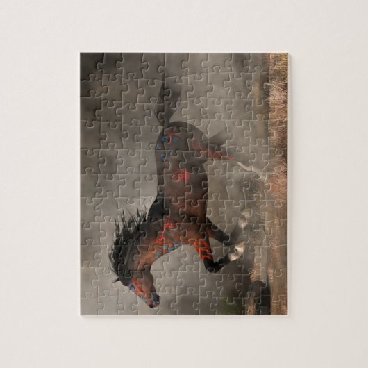 Galloping Warrior Puzzle (Vertikal)