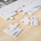 Galloping Weißes Pferd Puzzle (Seite)