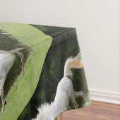 Galloping Weißes Pferd Tischdecke (Beispiel)