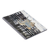 Galloping White Horse Notizblock (Rechte Seite)