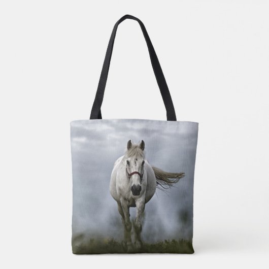Galloping White Horse Tasche (Rückseite)
