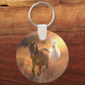 Galloping Wild Horses Schlüsselanhänger (Vorderseite)
