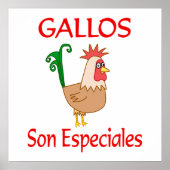 Gallos Son Especiales Poster (Vorne)