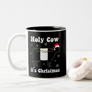 Galloway Beltie Geschenk an die sonnige Kuh Zweifarbige Tasse