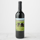 Galloway Calves, Weinetiketten Weinetikett (Vorderseite)
