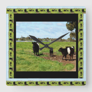 Galloway Cow Generations, Quadratische Wanduhr