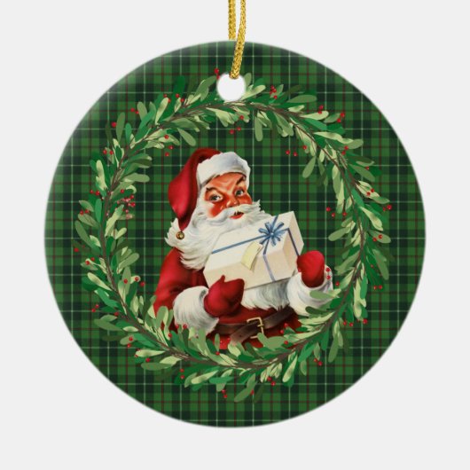 Galloway Jagd Modernes Original Keramik Ornament (Vorne)