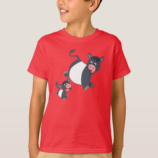 Galloway Kuh & Calf Kids T - Shirt (Vorderseite)