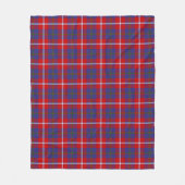 Galloway RedPlaid Fleecedecke (Vorderseite)