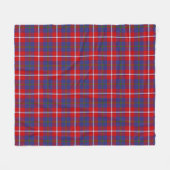 Galloway RedPlaid Fleecedecke (Vorderseite (Horizontal))