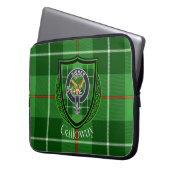 Galloway Scottish Clan Tartan and Crest  Laptopschutzhülle (Vorderseite Links)