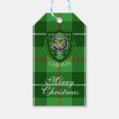 Galloway Scottish Clan Tartan & Crest Geschenkanhänger (Vorderseite)