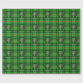 Galloway Scottish Clan Tartan & Crest Geschenkpapier (Flach)