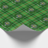 Galloway Scottish Clan Tartan & Crest Geschenkpapier (Ecke)