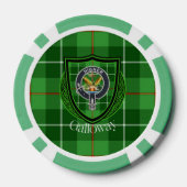 Galloway Scottish Clan Tartan & Crest Pokerchips (Rückseite)