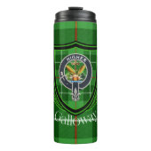Galloway Scottish Clan Tartan & Crest Thermosbecher (Vorderseite)