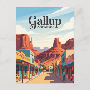 Gallup New Mexico Postkarte
