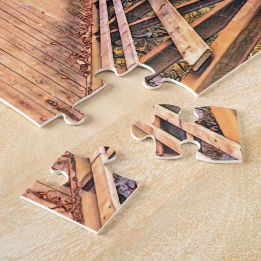 Gallup Park Ann Arbor Michigan Bridge Puzzle (Seite)