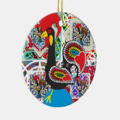 Galo de Barcelona Portugal Keramik Ornament (Rechts)