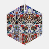 Galo de Barcelona Portugal Ornament Aus Glas (Rückseite)