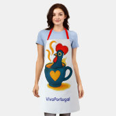 Galo de Barcelos Apron – Portuguese Rooster Pop Ar Schürze (Getragen)