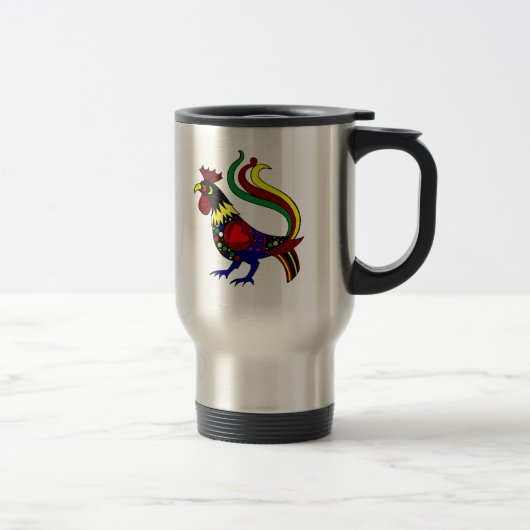 Galo de Barcelos - Camisas e presentes Reisebecher (Rechts)