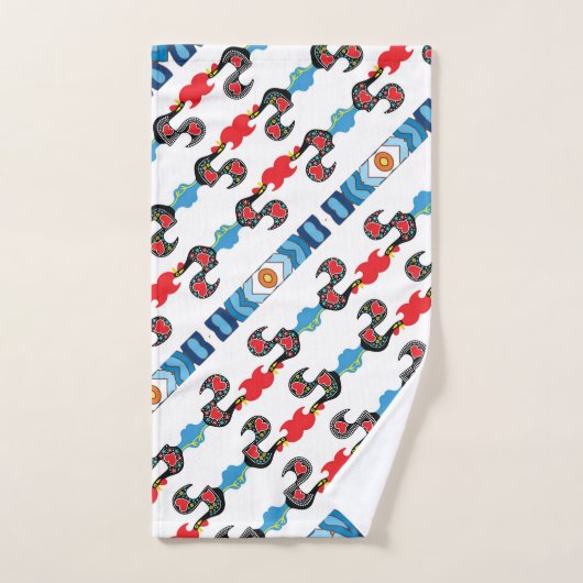 Galo de Barcelos, Portugal Badhandtuch Set (Handtuch)