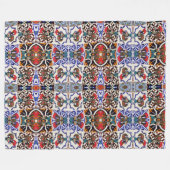 Galo de Barcelos, Portugal Fleecedecke (Vorderseite (Horizontal))