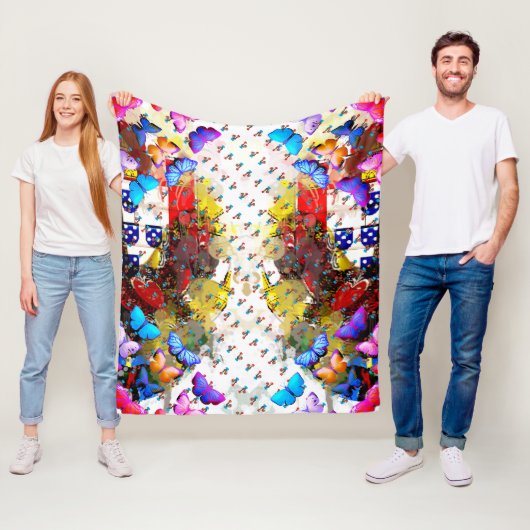 Galo de Barcelos, Portugal Fleecedecke (Beispiel)