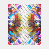 Galo de Barcelos, Portugal Fleecedecke (Vorderseite)