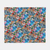 Galo de Barcelos, Portugal Fleecedecke (Vorderseite (Horizontal))