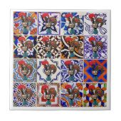 Galo de Barcelos, Portugal Fliese (Vorderseite)