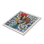 Galo de Barcelos, Portugal Fliese (Seite)
