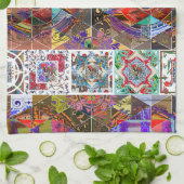 Galo de Barcelos, Portugal Geschirrtuch (Gefaltet)