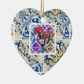 Galo de Barcelos, Portugal Keramik Ornament (Rechts)