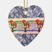 Galo de Barcelos, Portugal Keramik Ornament (Links)