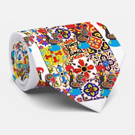 Galo de Barcelos, Portugal Krawatte (Gerollt)