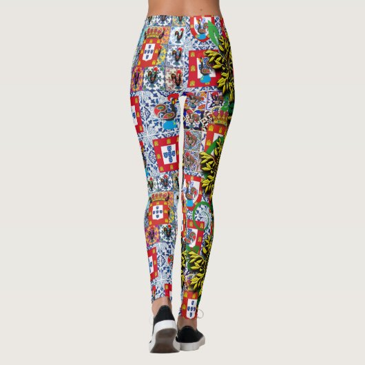 Galo de Barcelos, Portugal Leggings (Rückseite)