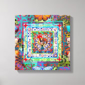 Galo de Barcelos, Portugal Leinwanddruck (Vorderseite)