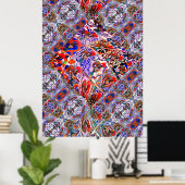 Galo de Barcelos, Portugal Poster (Heimbüro)