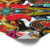 Galo de Barcelos, Portugal Poster (Ecke)
