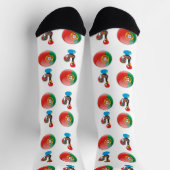 Galo de Barcelos, Portugal Socken (Oben)