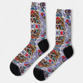Galo de Barcelos, Portugal Socken (Linkes Detail)