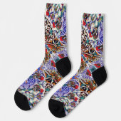 Galo de Barcelos, Portugal Socken (Linkes Detail)
