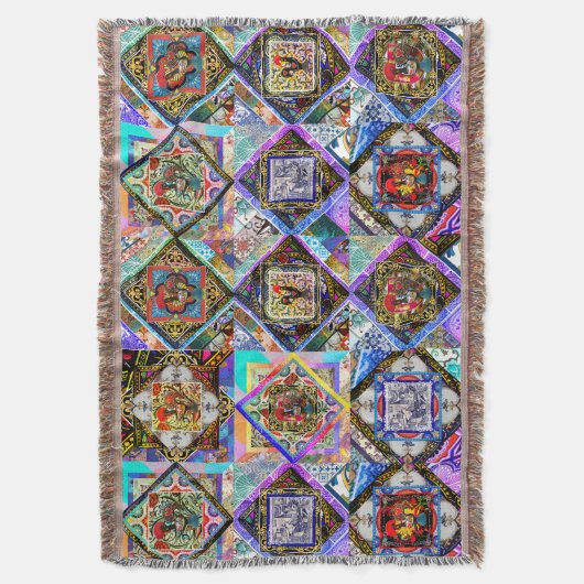 GALO DE BARCELOS, PORTUGIESE FOLART DECKE (Vorderseite Vertikal)