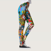 Galo de Barcelos, portugiesische Entwürfe Leggings (Rechts)