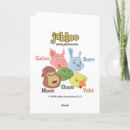 Galoo Geburtstags-Karte Karte (Rückseite)