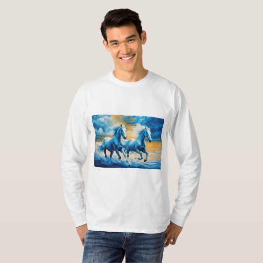 Galopp-Hooves: Inspiriert durch die Natur T-Shirt (Vorne ganz)
